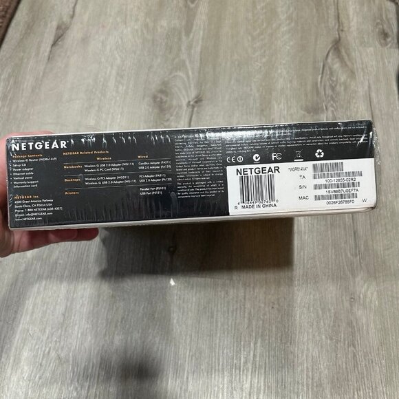 NIB Netgear WGR614 54 Mbps 4-Port 10/100 Wireless G Router Sealed - Picture 2 of 5
